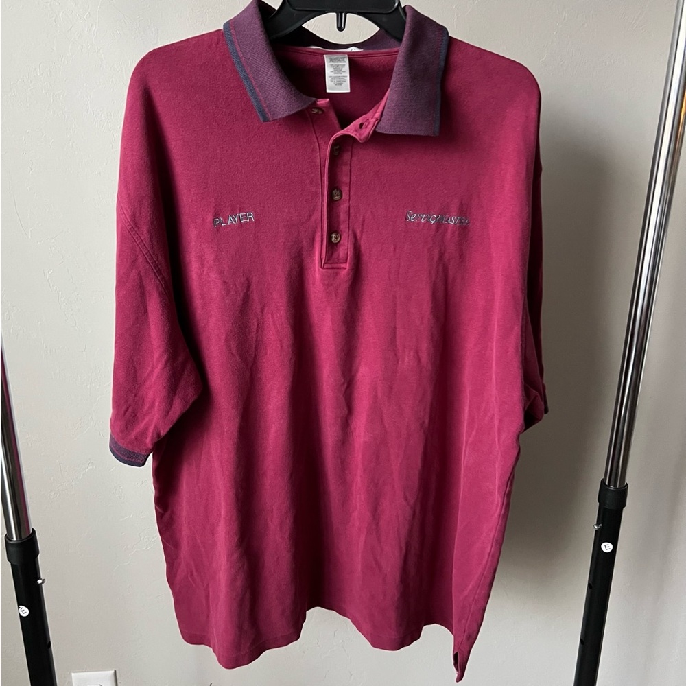 Vintage 90s Servicemaster Polo